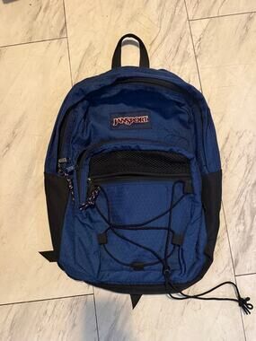 jansport backpack blue and brown Big Student Straight cut Jansport Right Pack Backpack -